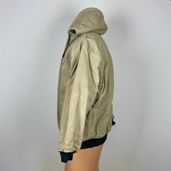 Vtg Kent Berne Blanket Lined Chore Jacket Sz XL Hooded Outdoors Barn Utility - Picture 5 of 11